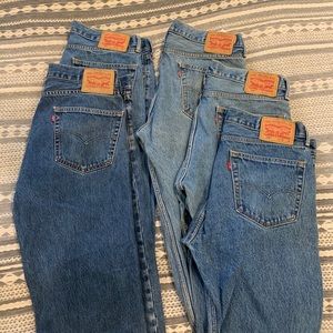 Men’s 505 Levi’s lot